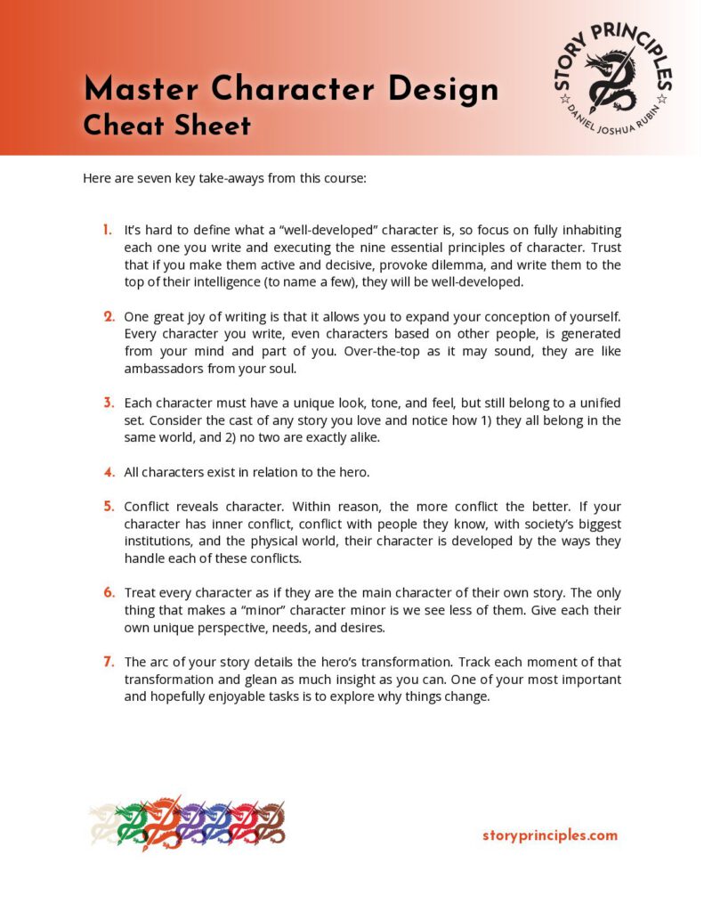 Master Character Design (Cheat Sheet 3) PDF cover